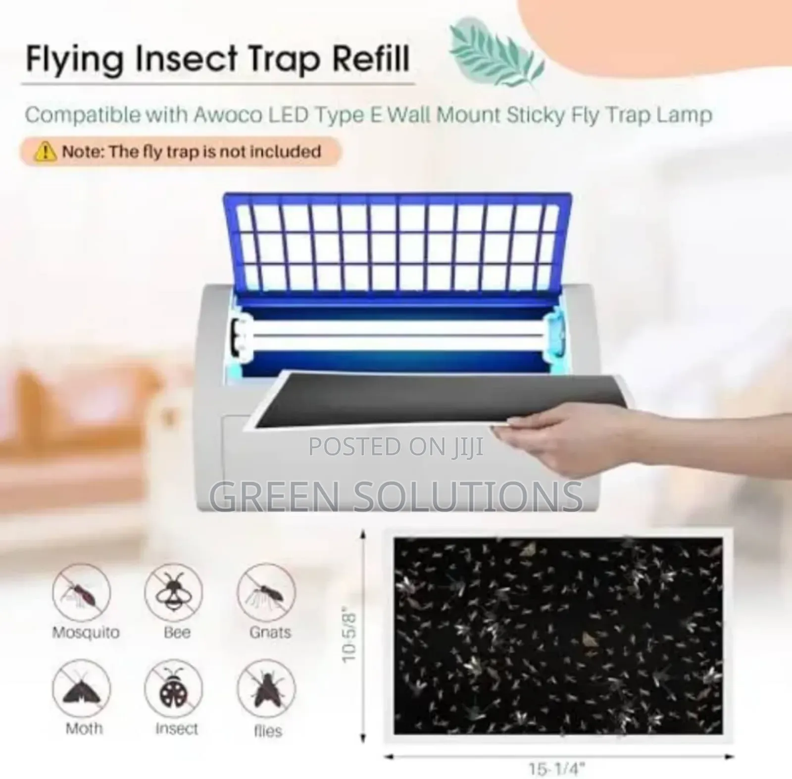 Replacement Sticky Glue Pads For Uv Insect Light Traps
