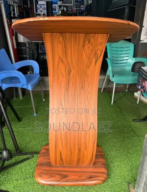Brown Wooden Pulpit Or Lectern/Podium
