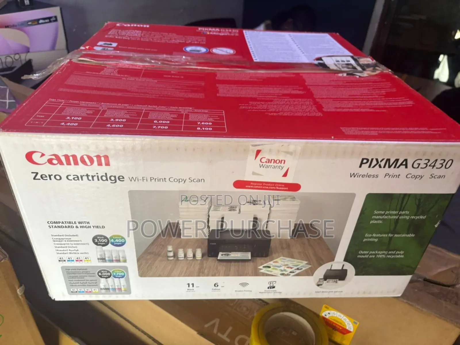 100 Sheet Capacity Canon Printer 