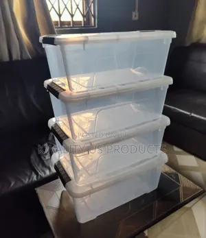 4-Piece Plastic Storage Containers