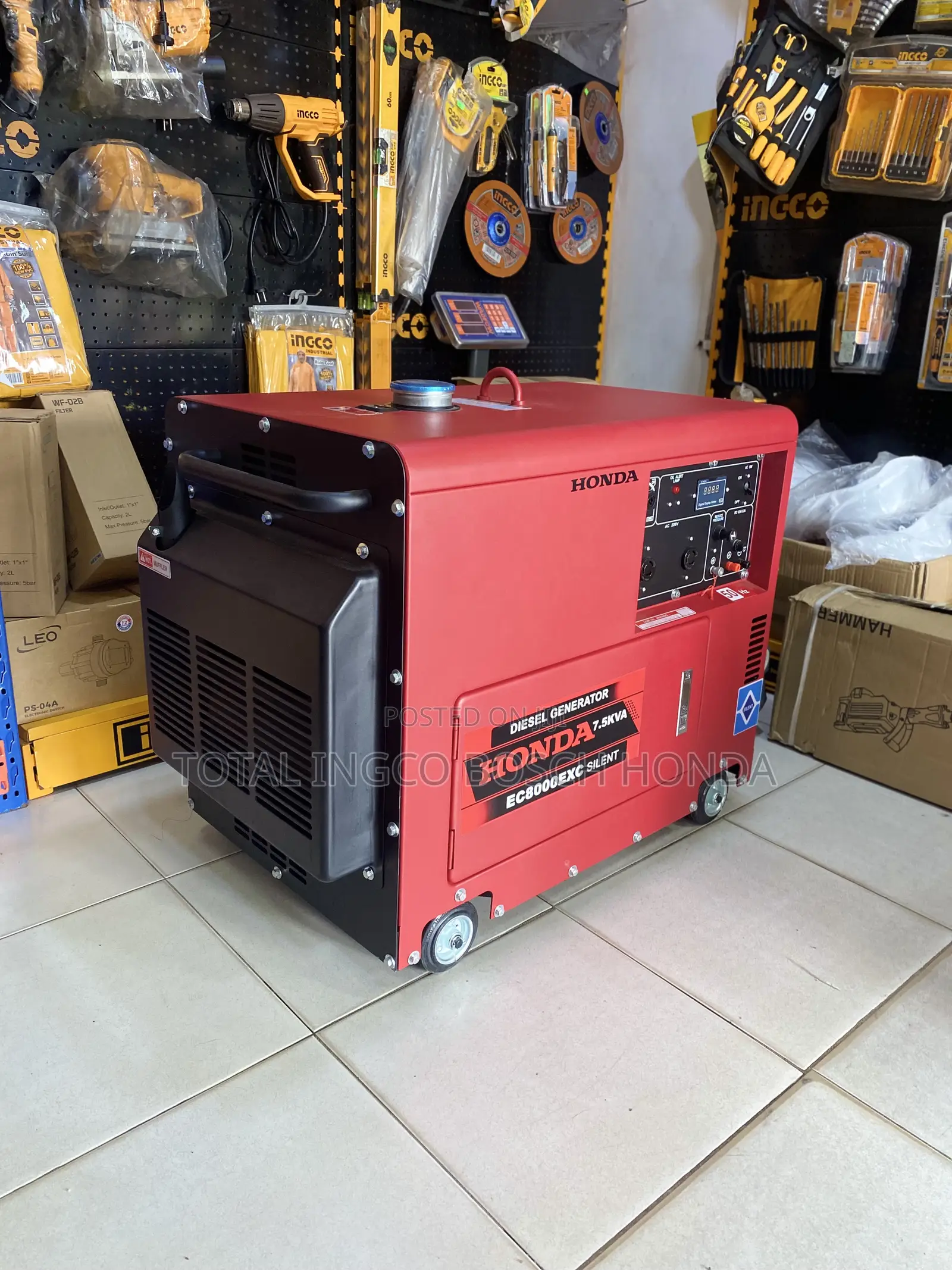 Generator Honda Powerful 7kva Silent Gen