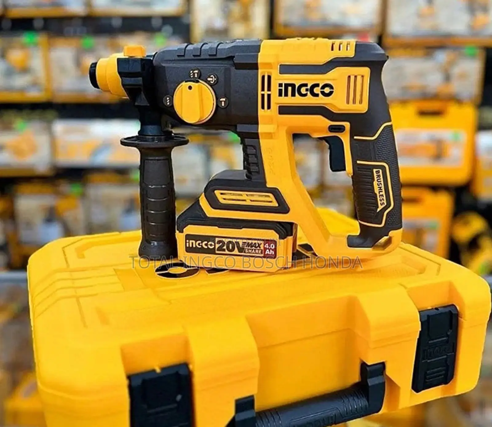 Drilling Machine Ingco 20volt Hammer Drill