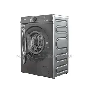 Nasco Washing Machine 8kg Front Load Full Automatic Silver