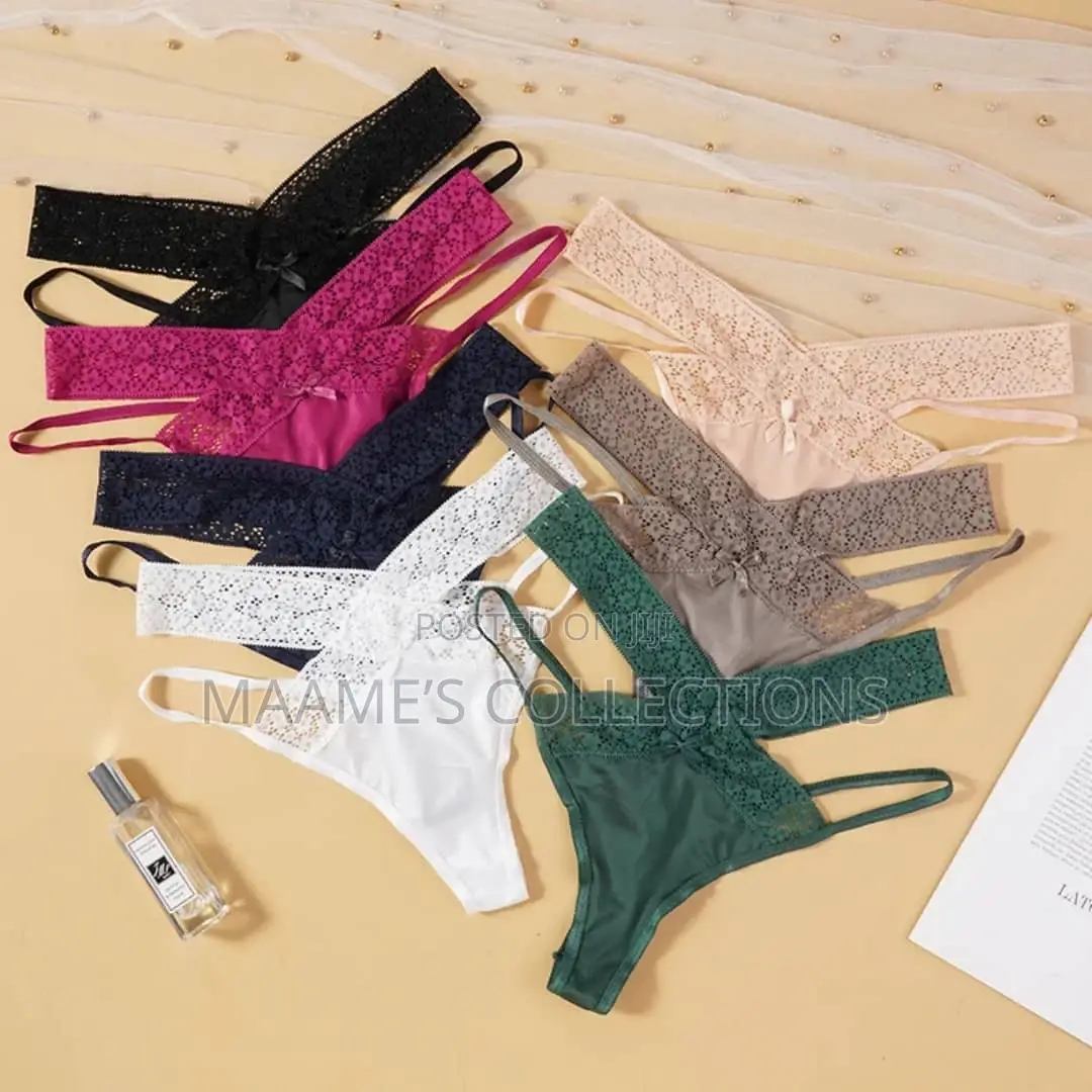 Lace Women's Thin Sexy Thong Panties 12pcs
