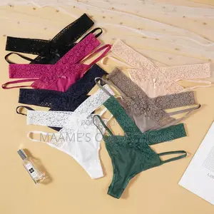Lace Women's Thin Sexy Thong Panties 12pcs