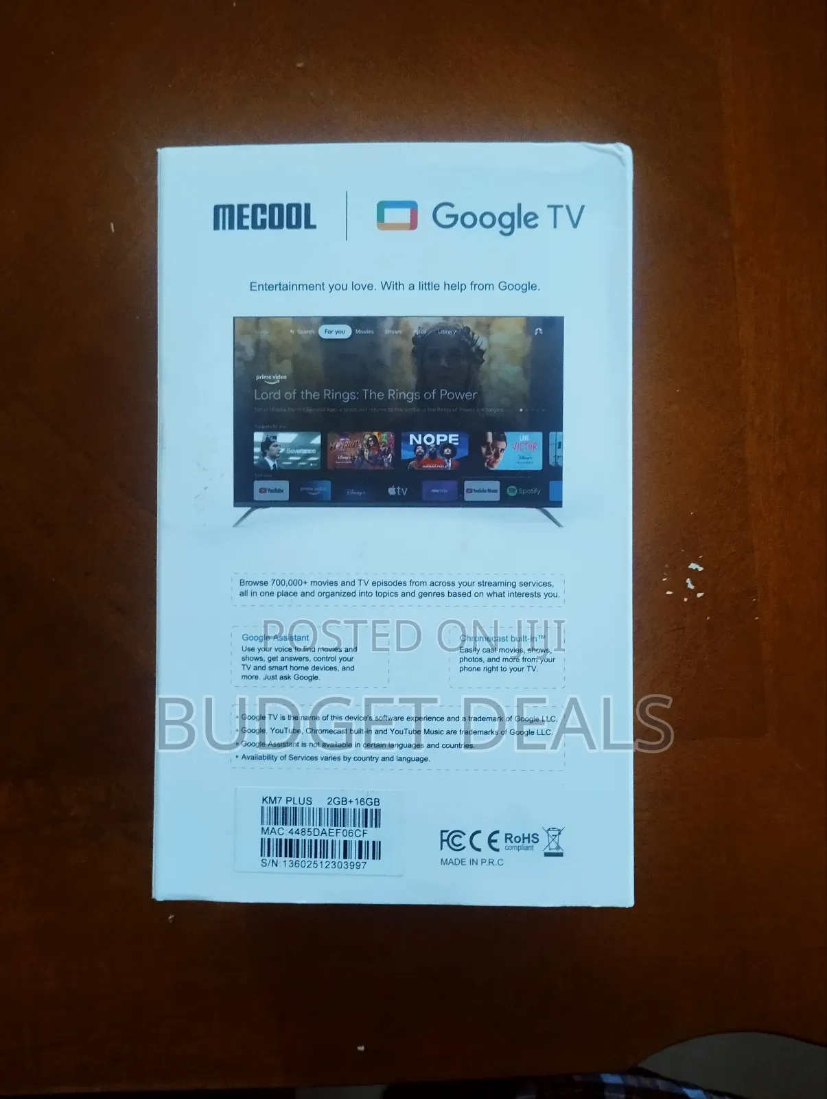 Mecool Km7 Plus Google/Netflix Certified Streaming Android Tv Box