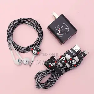 Cartoon Protective Cord Case Set