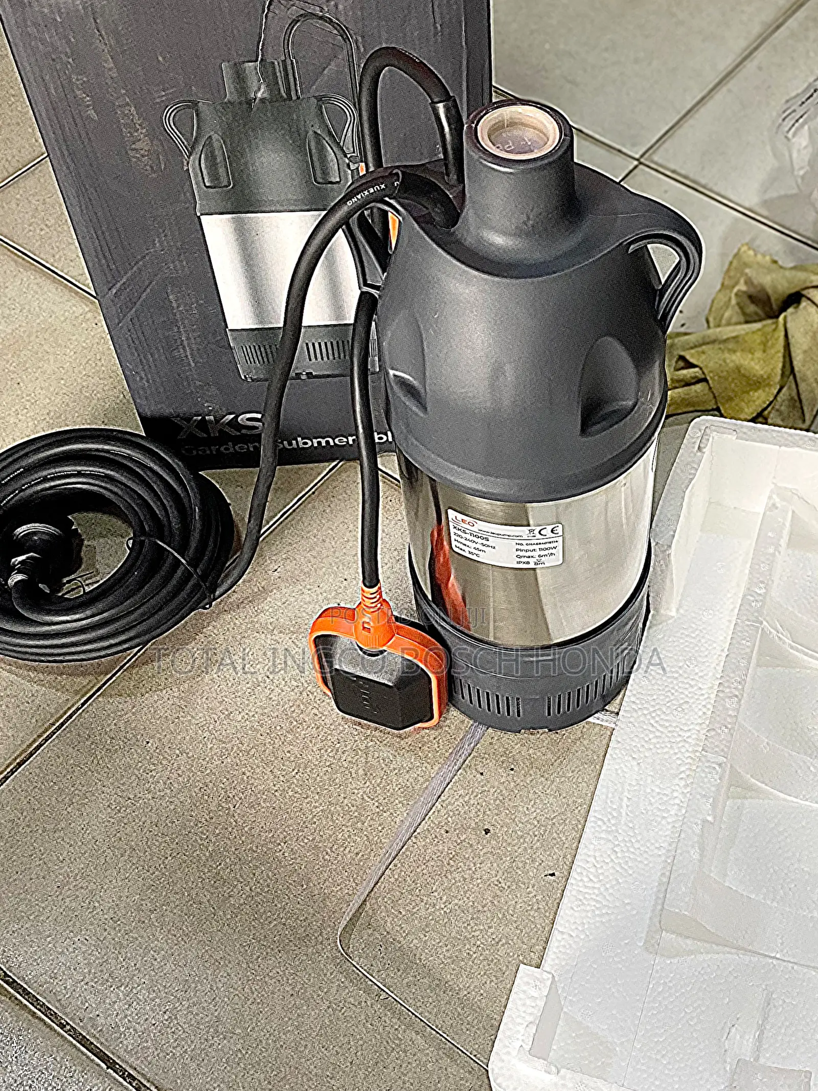 Water Pump Stainless Steel For Dirty Water 1.5 Horse Power