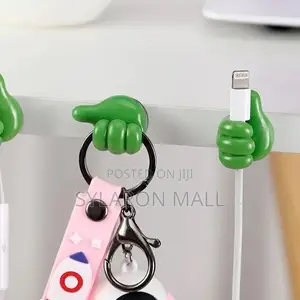 10pcs Adhesive Thumb Silicone Cable Holders