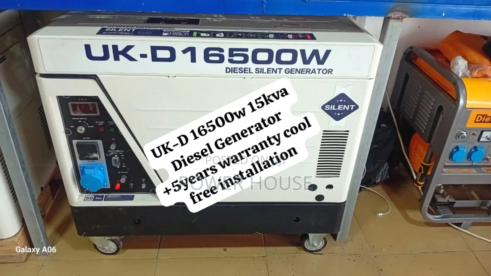 Prompt Machine Uk-D 15kva Diesel Generator Uk-D 16500watts Diesel Cool