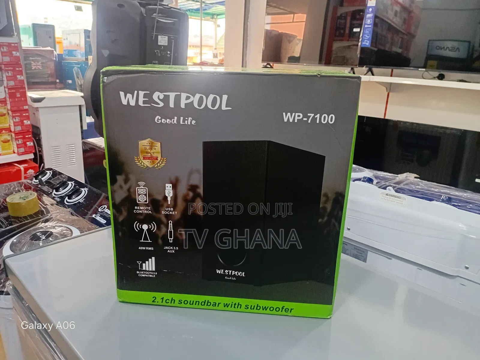 Westpool 7100 Sound System – Rich Surround Sound for Tv Music