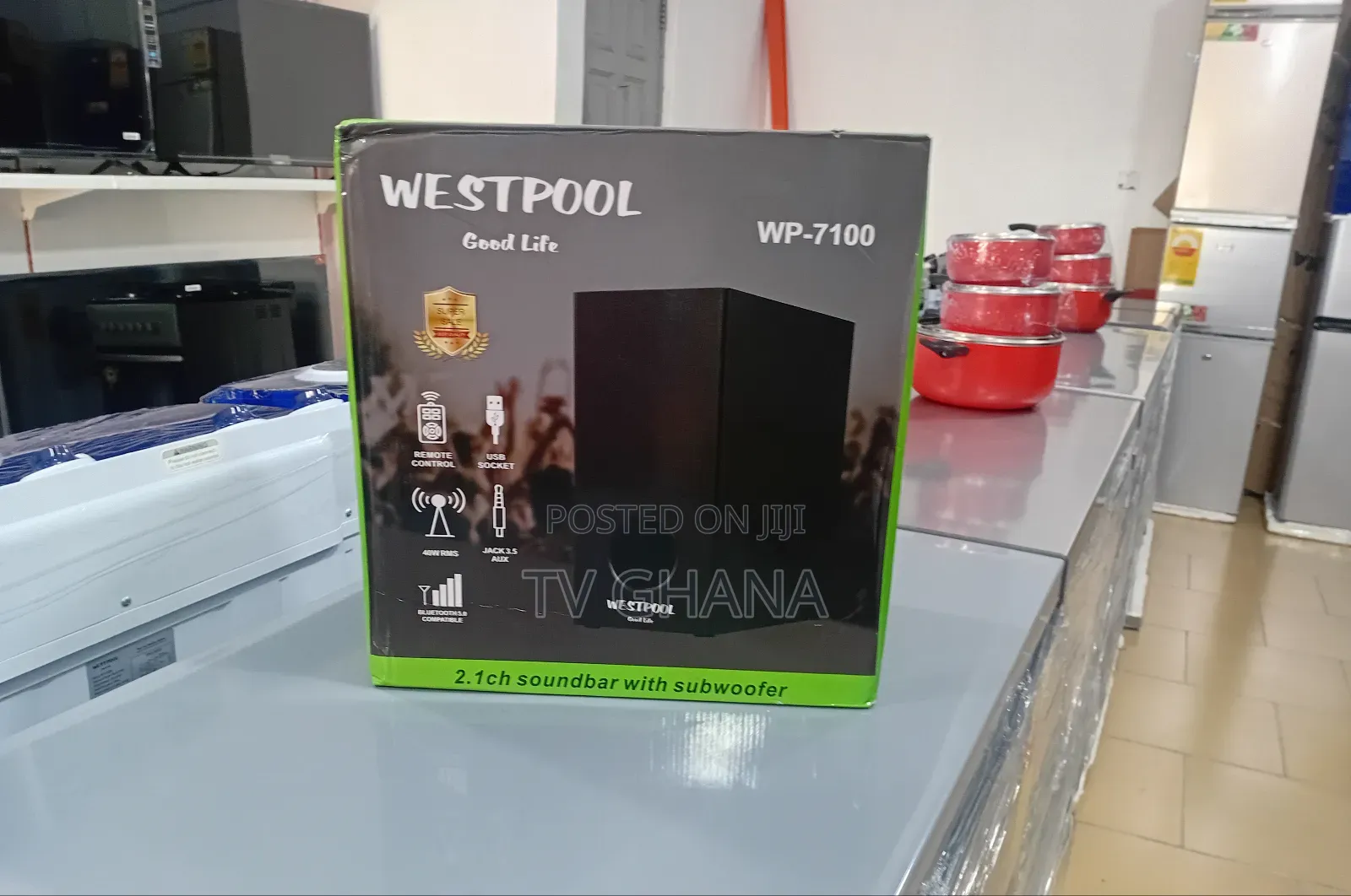 Original Westpool 7100 Bluetooth Sound Bar – Crystal Clear Audio