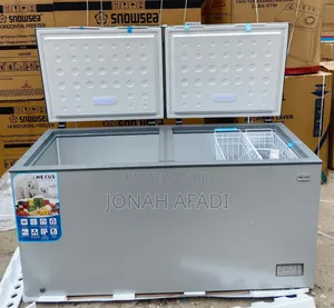 Nexus 508 LTR Double Door Chest Freezer Nx-510g Silver