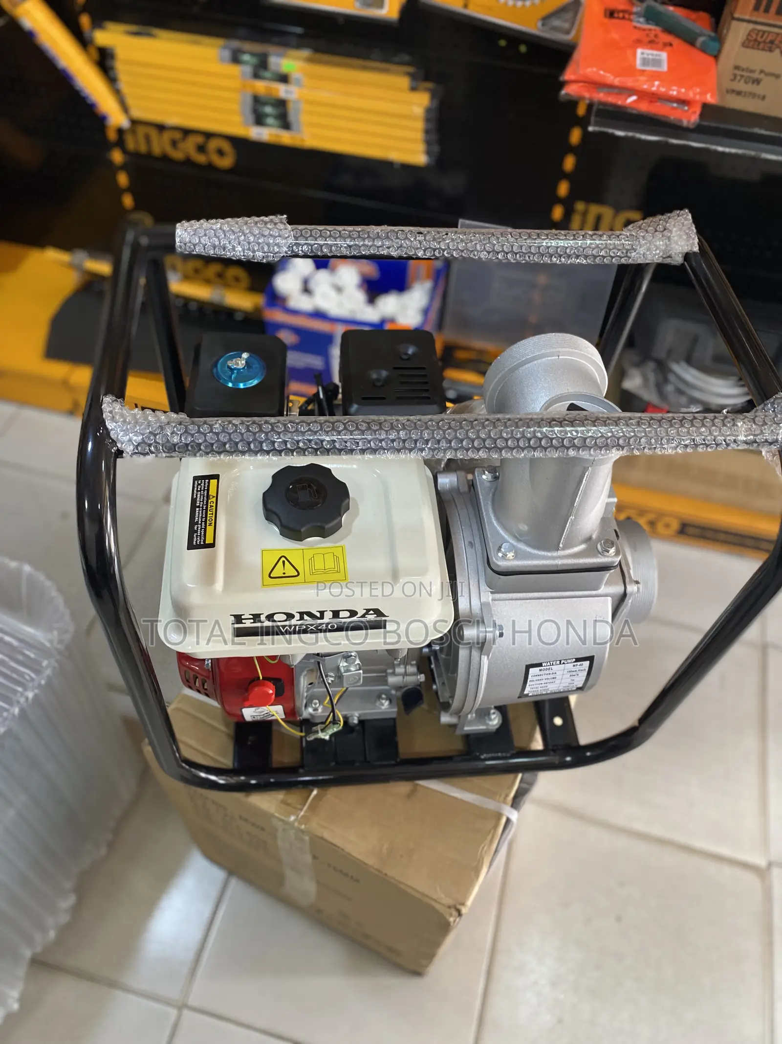 Water Pump 4” Honda High Efficiency Water Pumping Machine ( Gasoline)