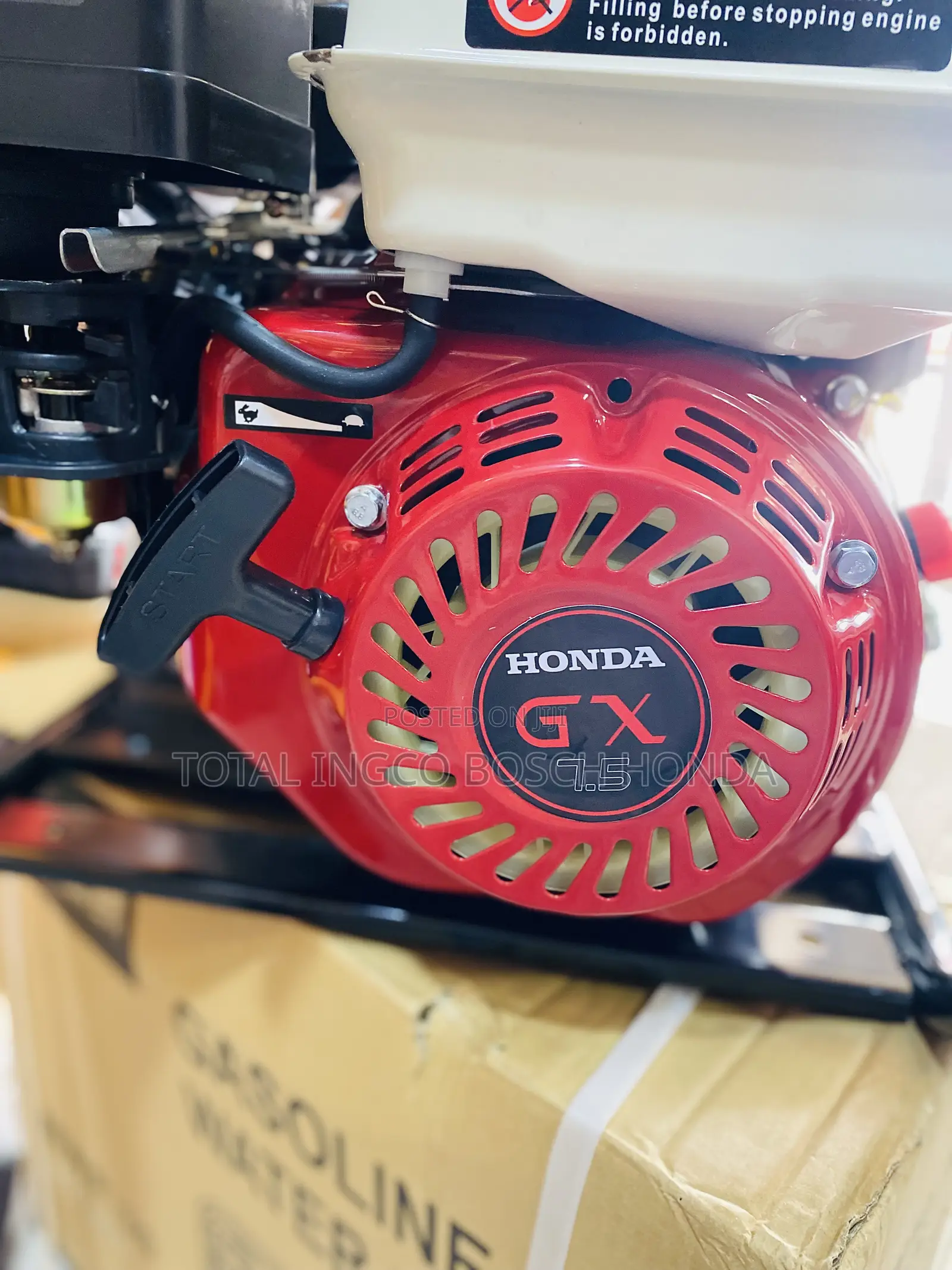 Water Pump 4” Honda High Efficiency Water Pumping Machine ( Gasoline)