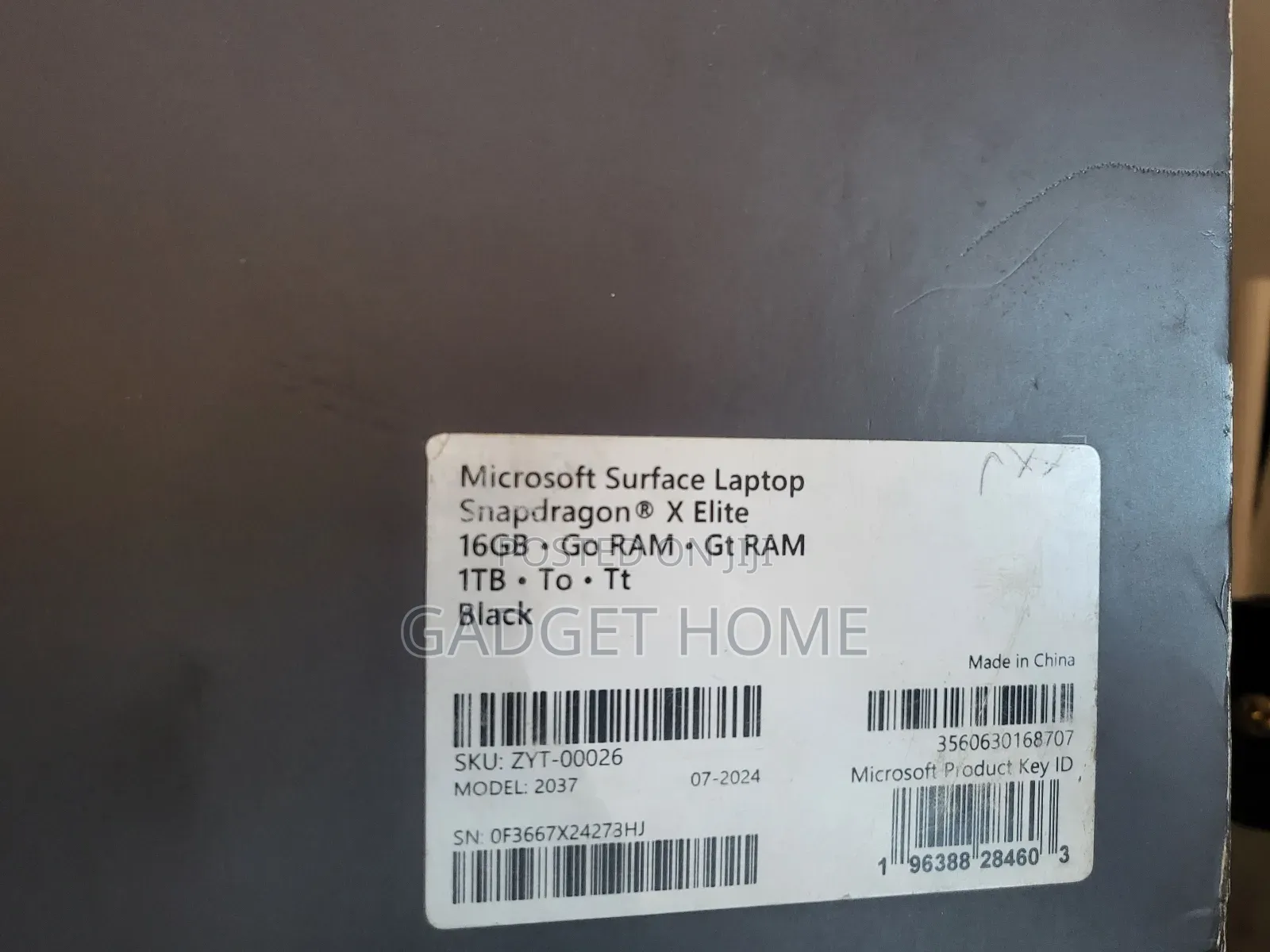 New Microsoft Surface Laptop 7 16GB Qualcomm Snapdragon X Elite SSD 1T