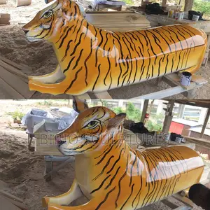 Tiger-Shaped Custom Casket