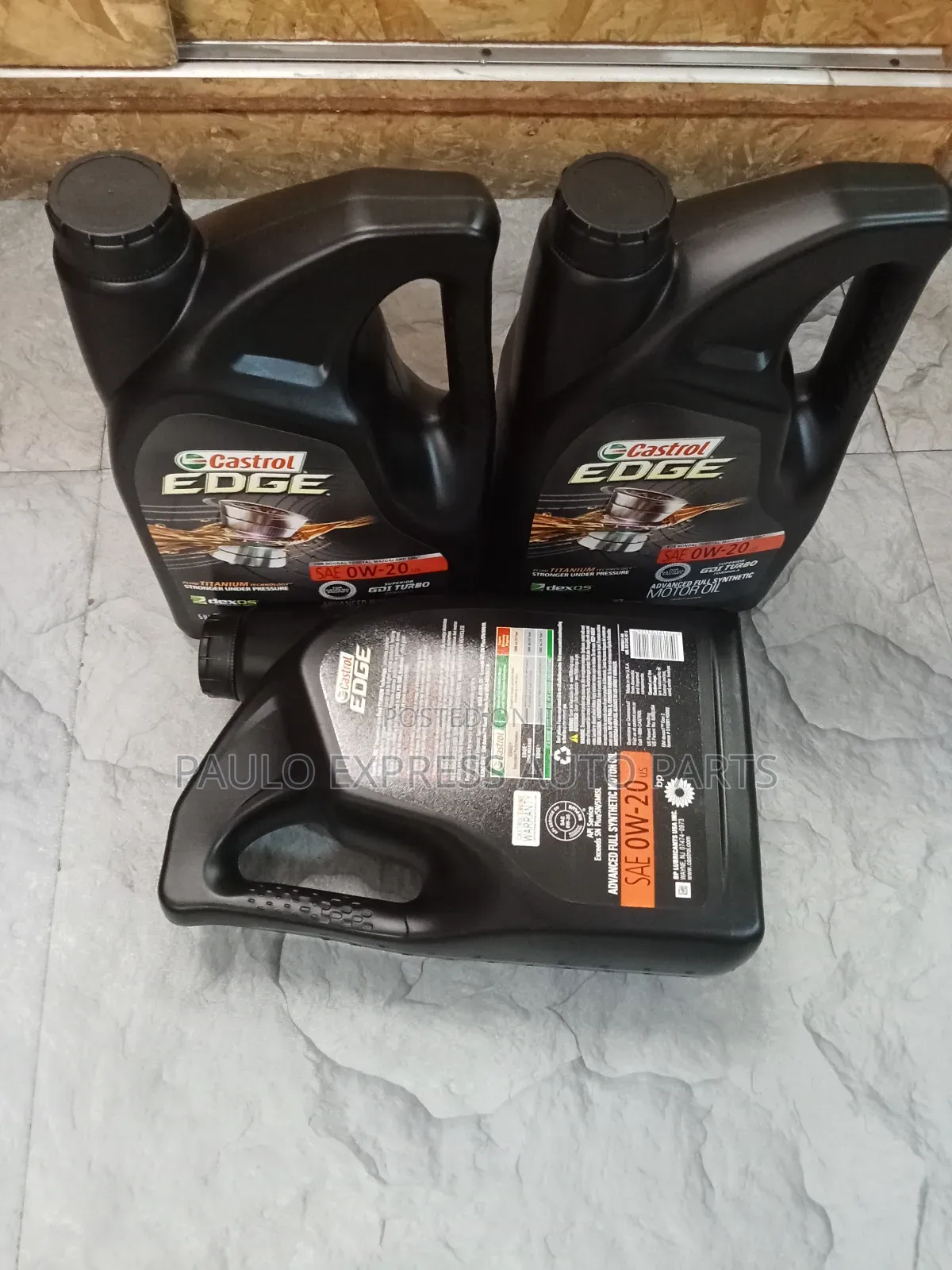 Castrol Edge 2 Dexos Sae Ow-20 Us Engine Oil