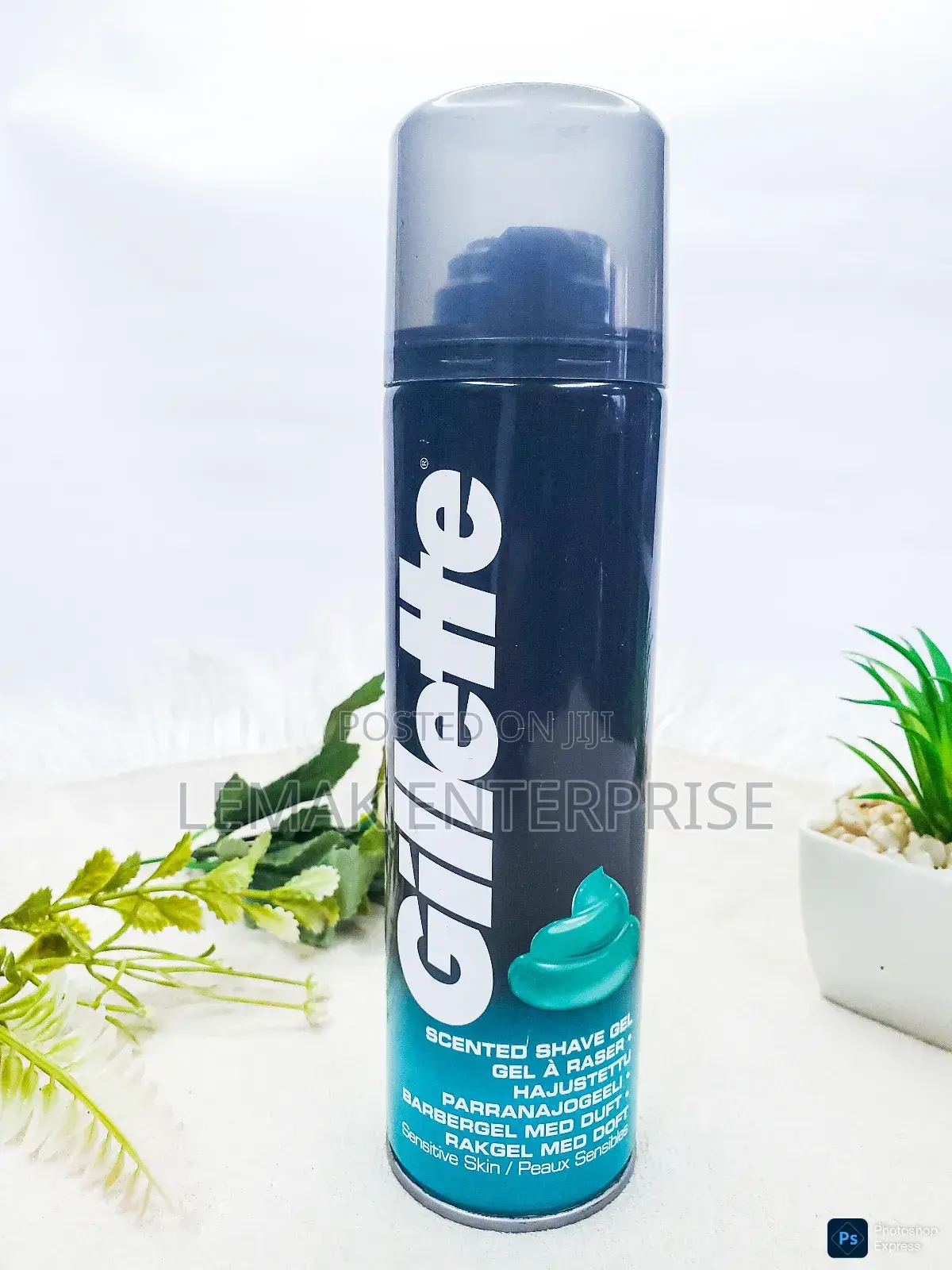 Gillette Scented Shave Gel for Sensitive Skin 200ml