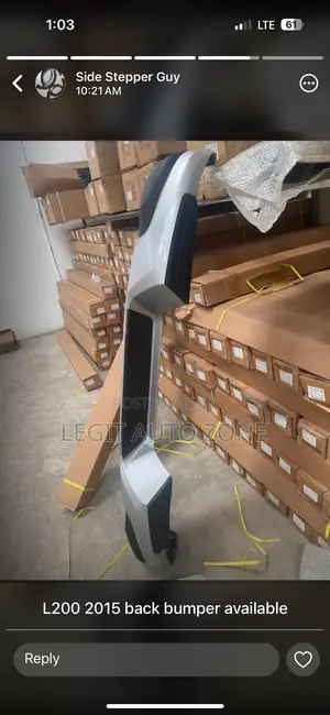 Mitsubishi L200 2017,2018,2020,2019, Back Bumper Available
