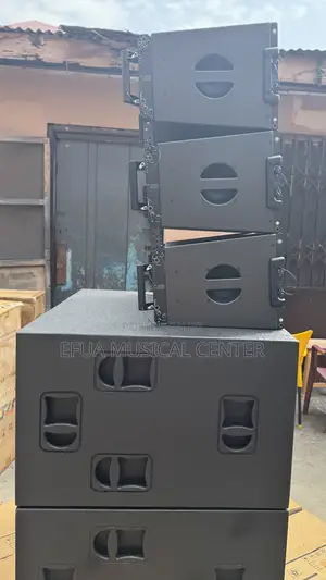 Full Set of RCF Bass Speakers and Jac Line Arrey 12-Inches and Rack