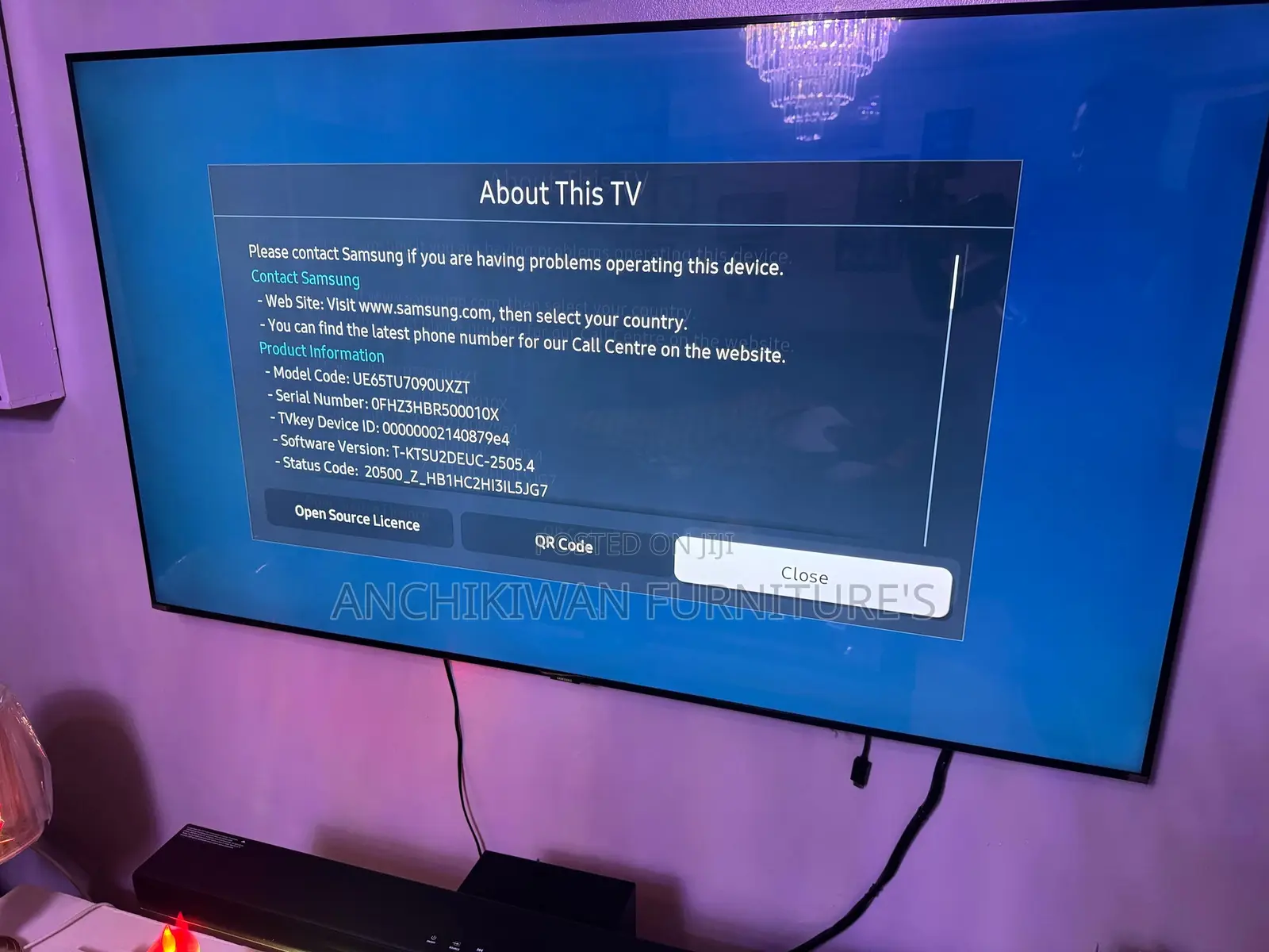 Samsung by Tizen 2020 65 Inches Smart Crystal Uhd