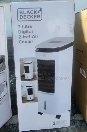 Black Decker 7lit Digital Air Cooker With A Remote Control, 65watt