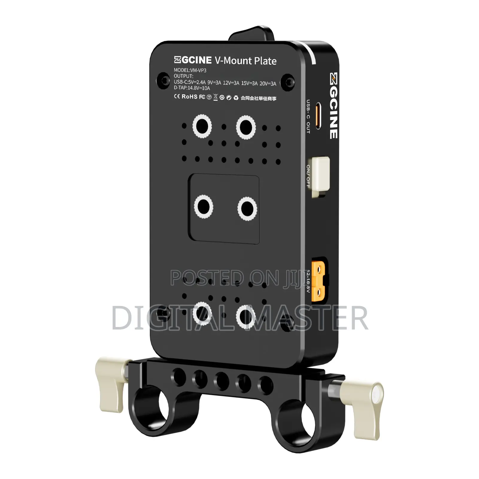 Zgcine Vm-vp4 Quick Release V-mount Plate For V Mount Battery