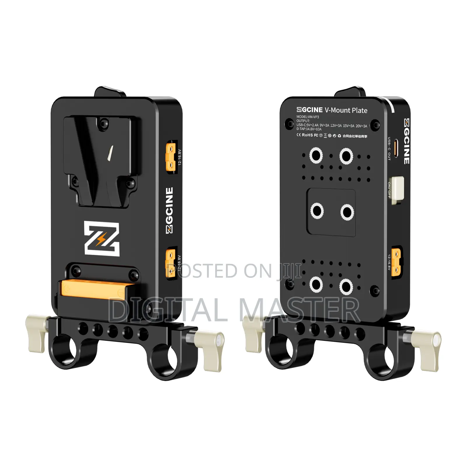 Zgcine Vm-vp4 Quick Release V-mount Plate For V Mount Battery