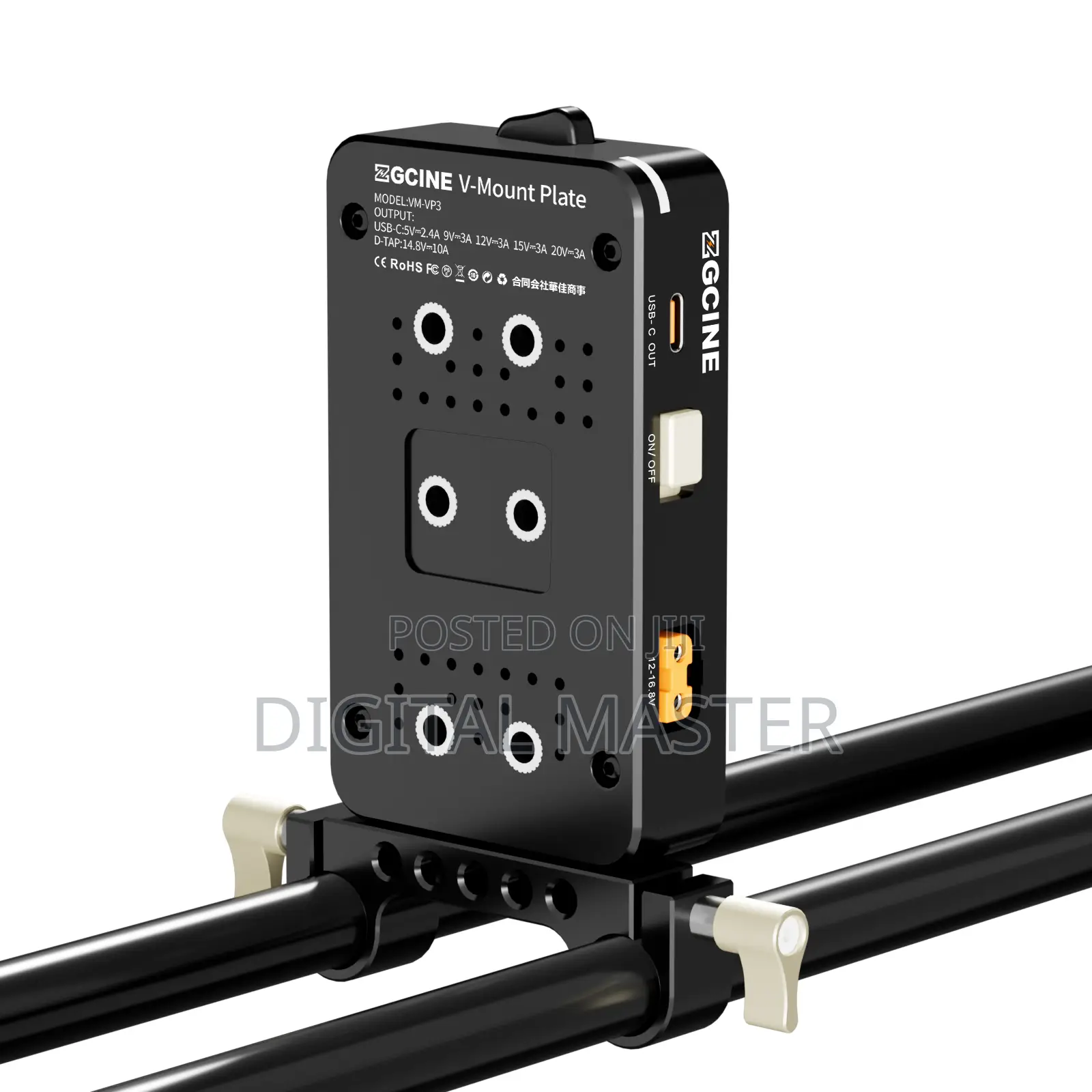 Zgcine Vm-vp4 Quick Release V-mount Plate For V Mount Battery