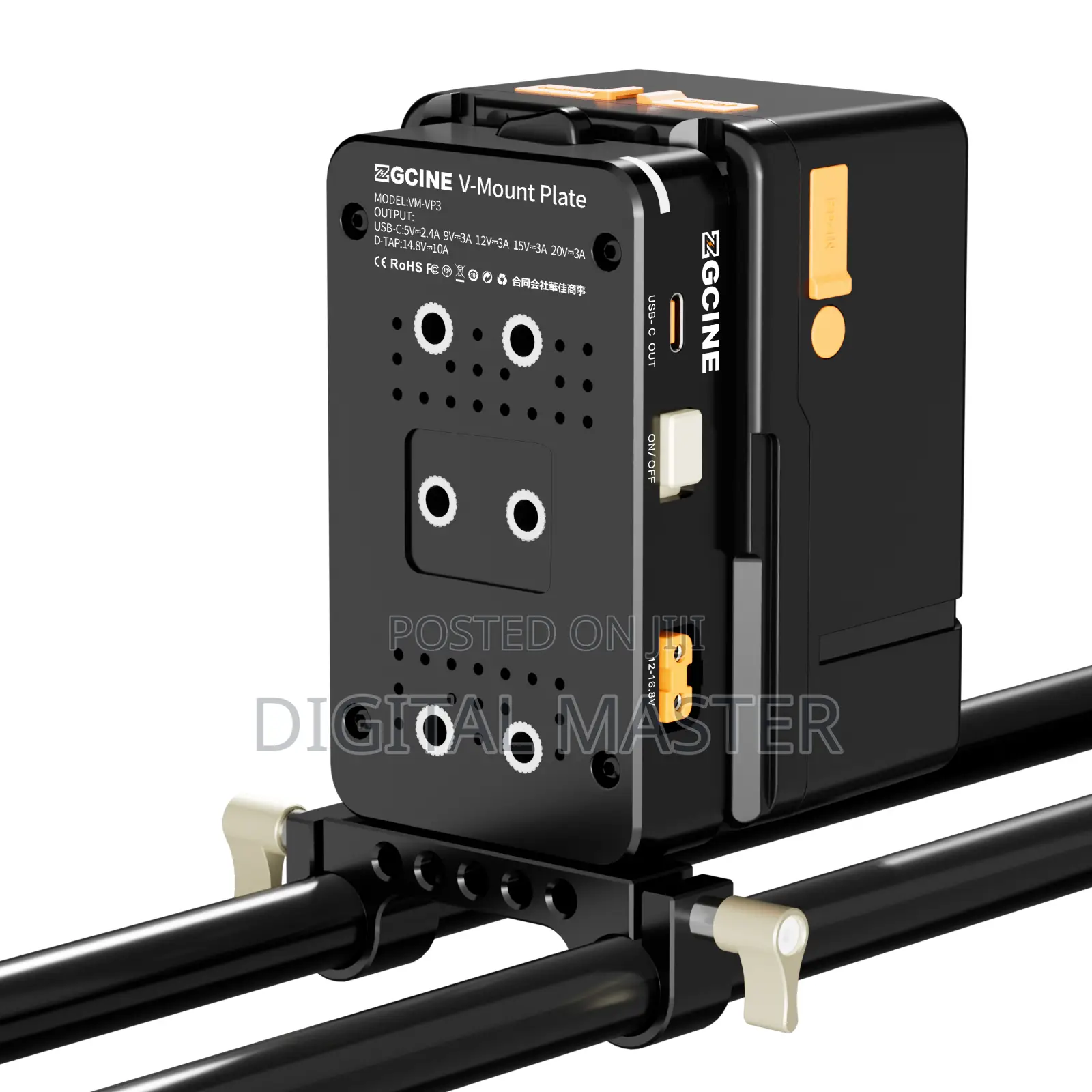 Zgcine Vm-vp4 Quick Release V-mount Plate For V Mount Battery