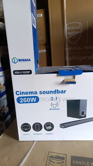 Sigma 260watts 2.1channel Bluetooth Sound Bar