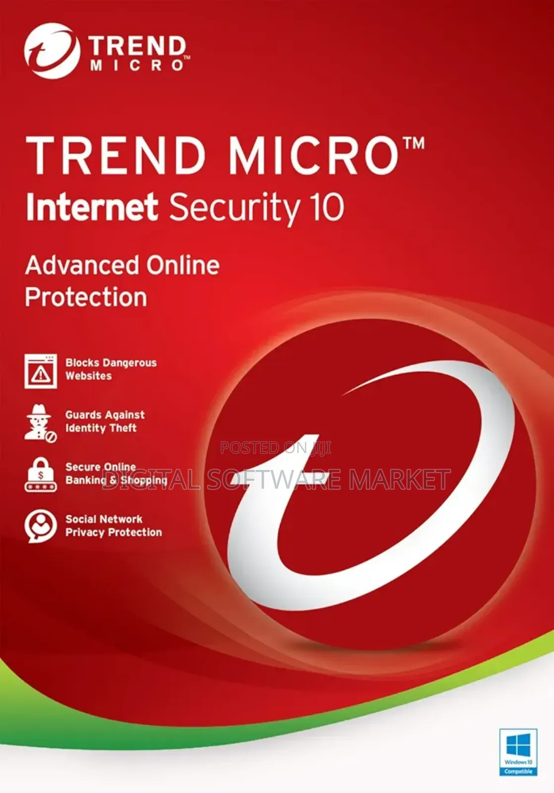 Trend Micro Internet Security 3 Devices 1 Year Windows/Mac/Android/Ios