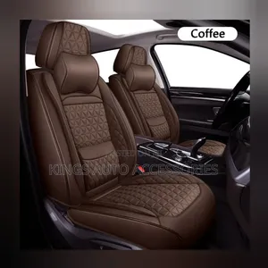 Coffee High Quality Leather Car Seat Cover Cushion