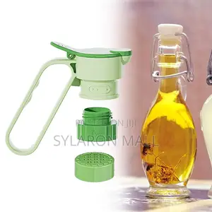 3-in-1 Universal Bottle Pourer With Handle, Adapter Strainer
