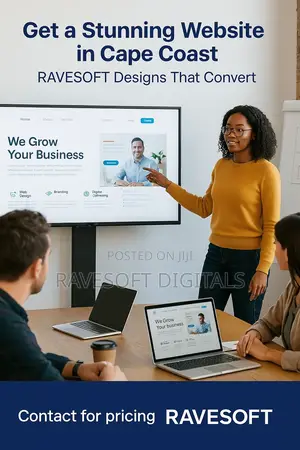 Ravesoft Website Design in Cape Coast – Stunning Responsive