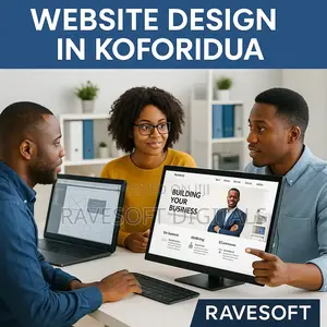 Ravesoft Website Design in Koforidua – Modern Responsive