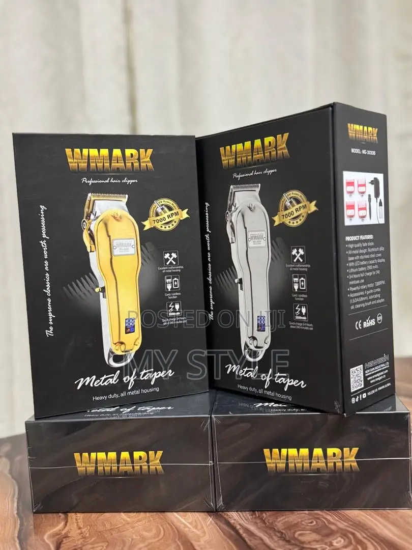 Wmark Ng-2020b Wireless Hair Clipper and Trimmer 2500mah Battery