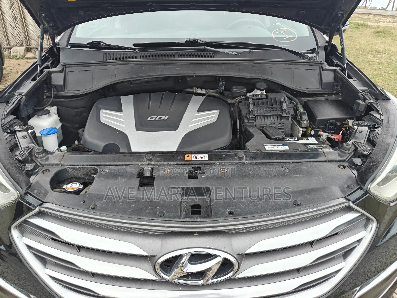Hyundai Santa Fe Limited 4dr SUV AWD (3.3L 6cyl 6A) 2015 Black