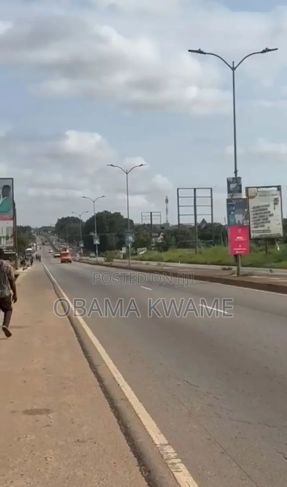 Roadside 1 Acre of Land for Sale at Oyarifa