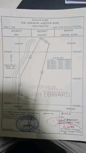 Land Property For Sale At Ada Foah Ghana West Africa