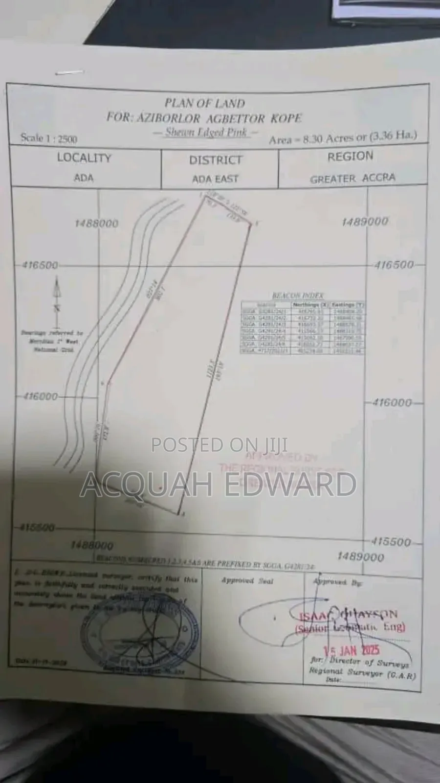 Land Property For Sale At Ada Foah Ghana West Africa
