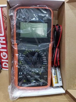 Digital Multimeter Dt9205a Voltage Meter With Battery