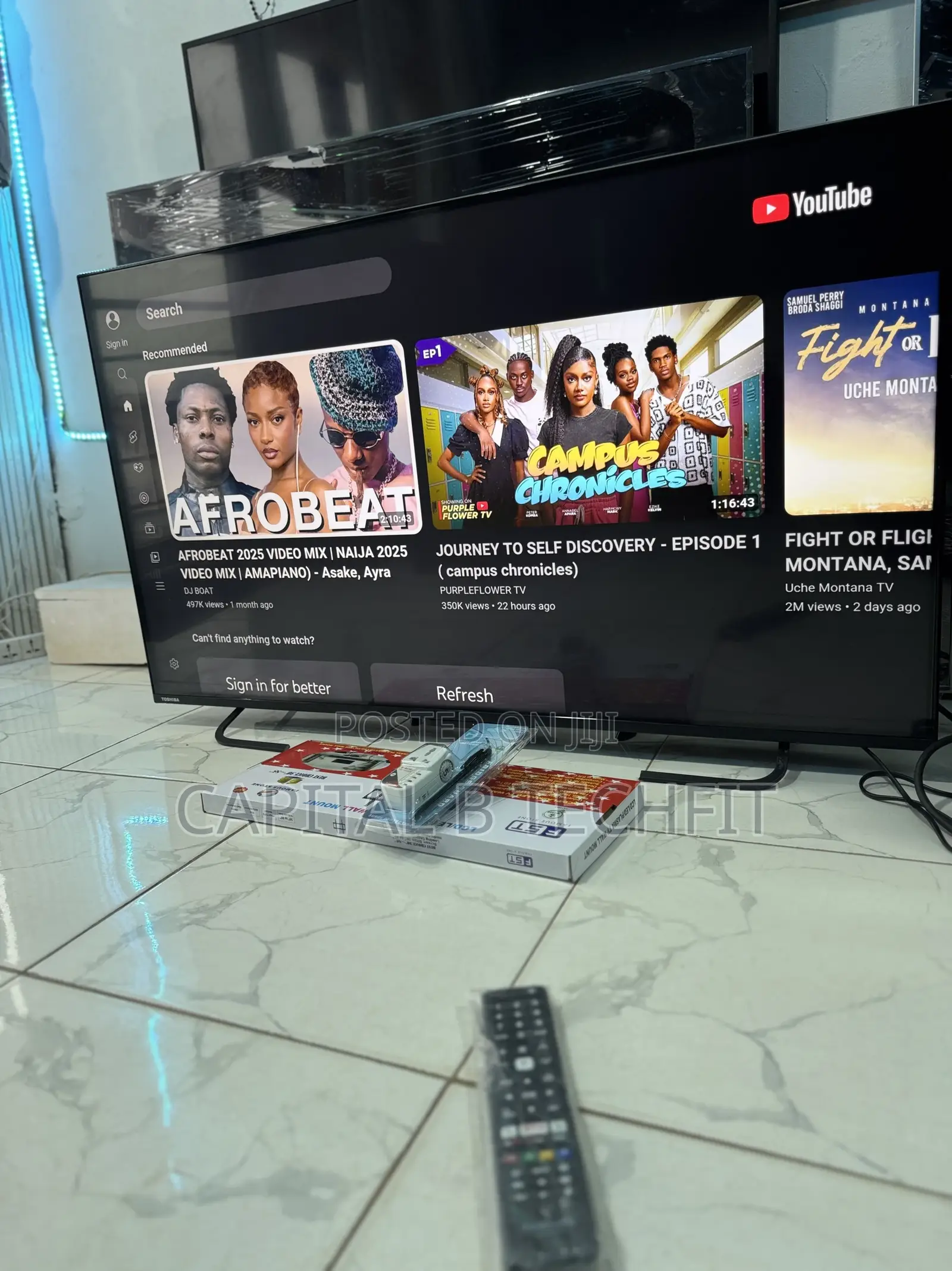 50inches Full Digital Satellite Android Ultra Hd Led Smart Toshiba