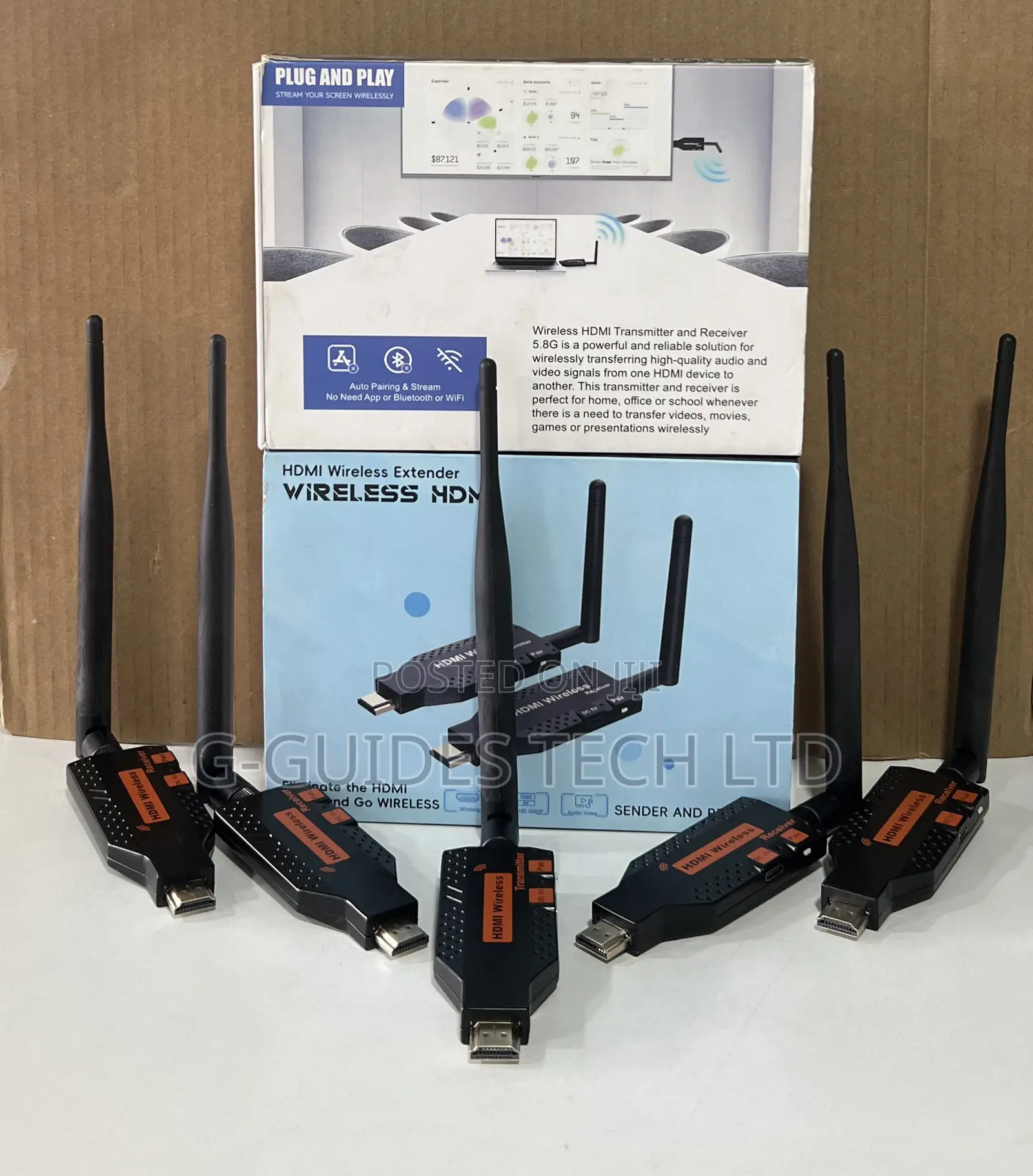 150m Hdmi Wireless Extender 1-Transmitter 4-Receiver (1-to-4)