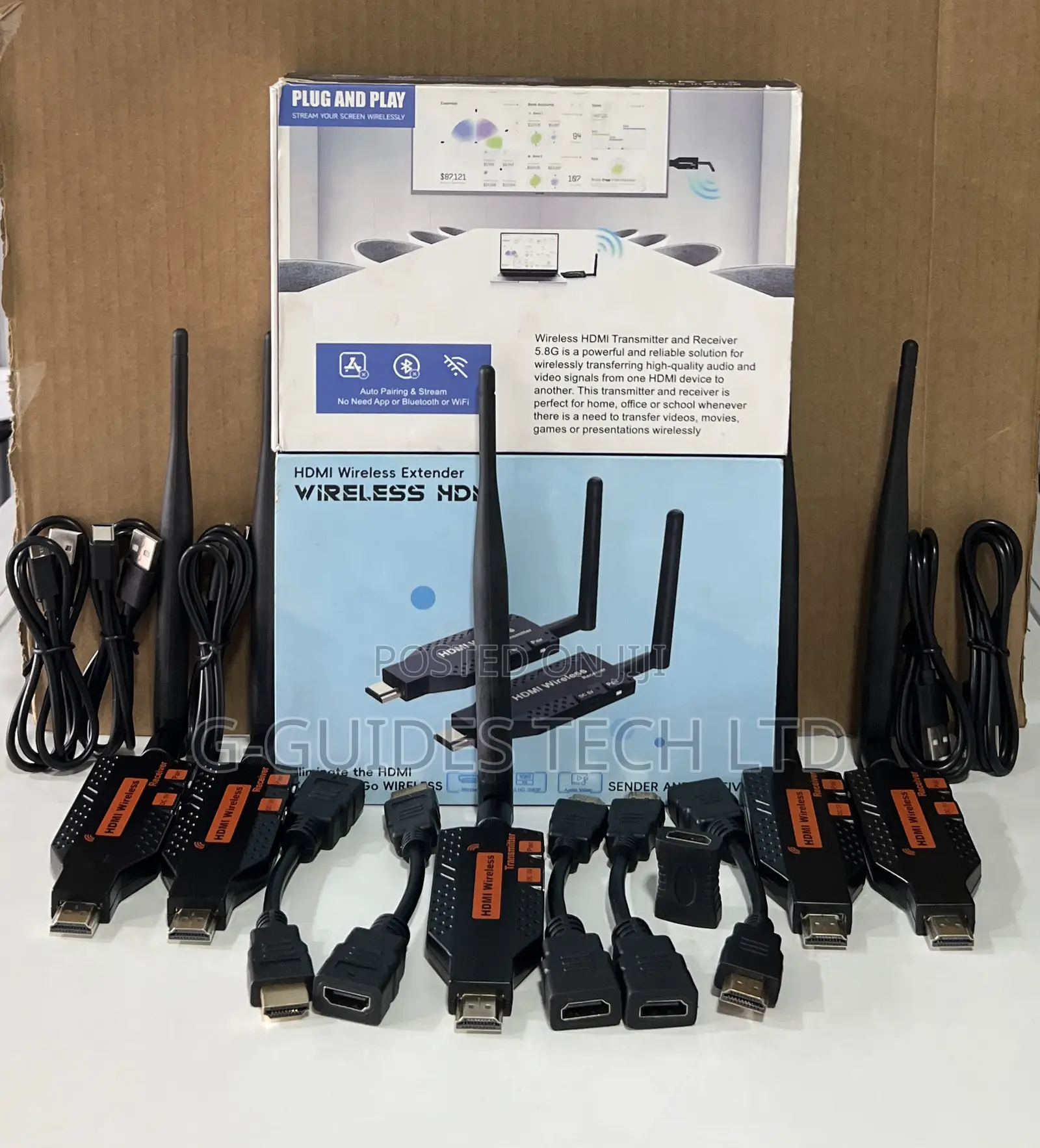 150m Hdmi Wireless Extender 1-Transmitter 4-Receiver (1-to-4)
