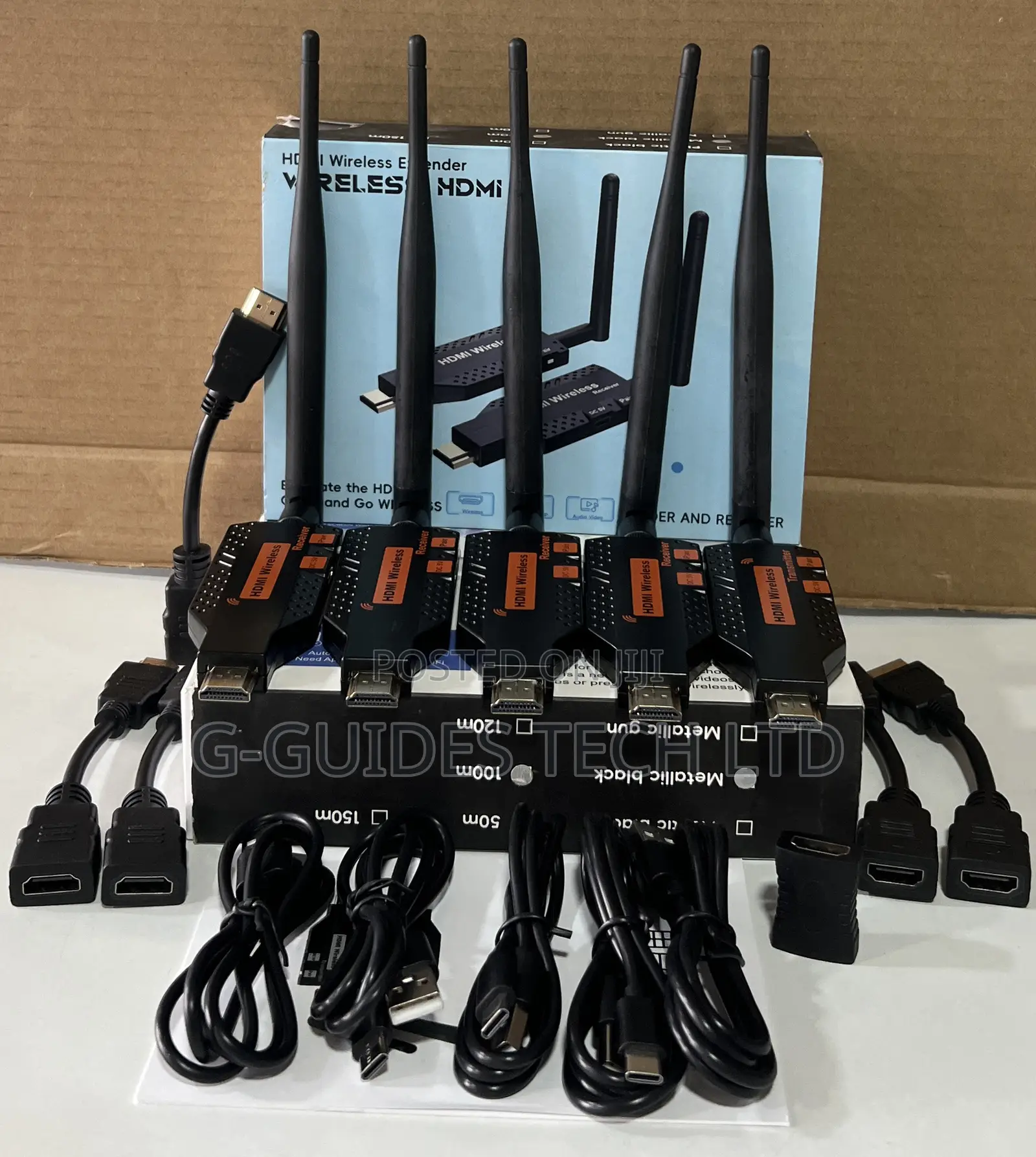 150m Hdmi Wireless Extender 1-Transmitter 4-Receiver (1-to-4)