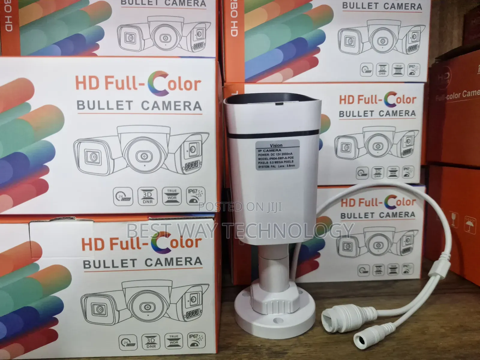 5mp Ip Outdoor Camara Full Colour With Voice