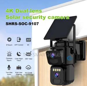 Smart Solar 4g Dual CCTV Camera (All Sim Card)