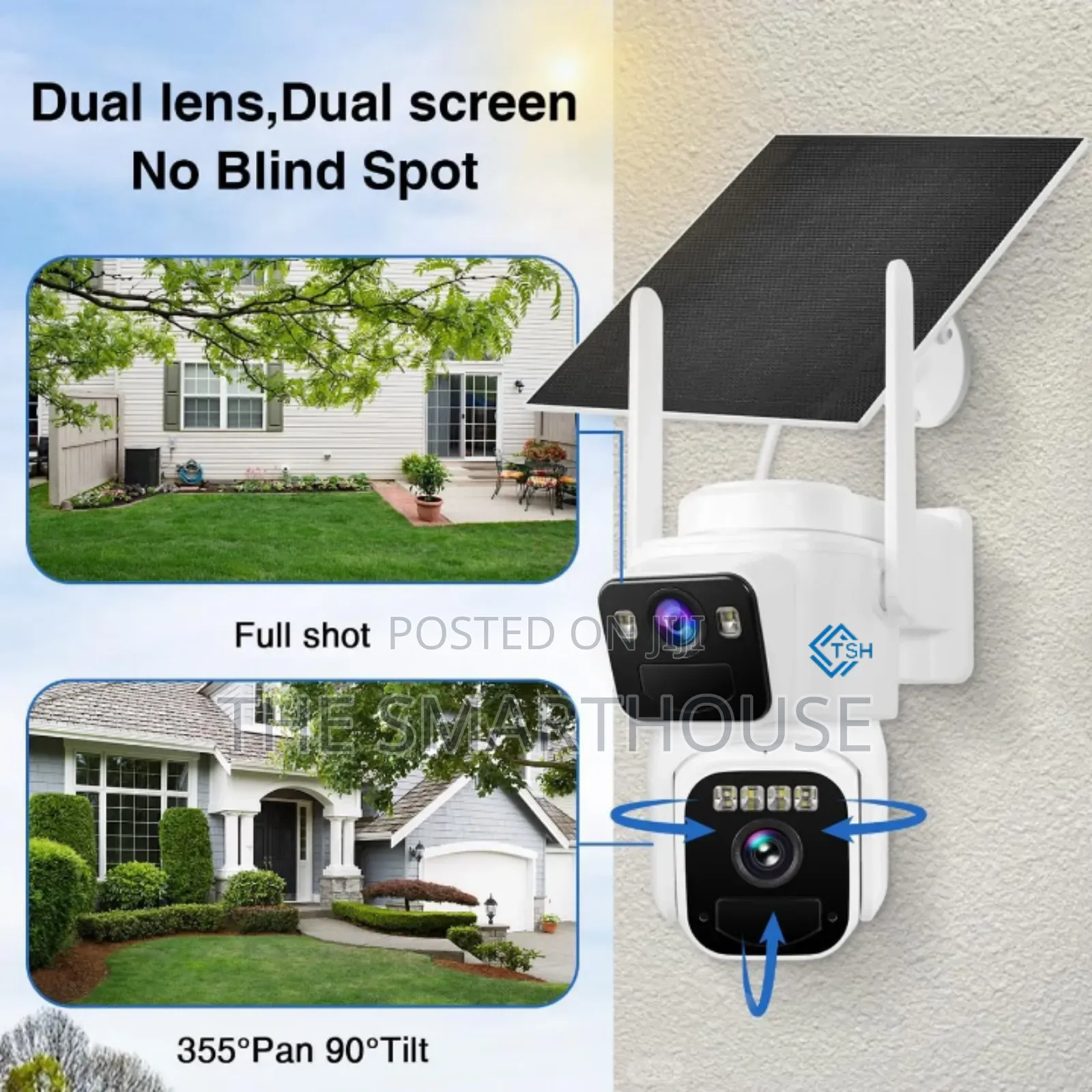 Smart Solar 4g Dual CCTV Camera (All Sim Card)